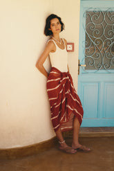 Sarong Calypso in Cotone Shibori |