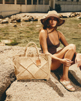 Borsa Sunset in Rafia Crochet |