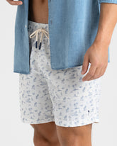 Printed Nylon Swim Shorts |