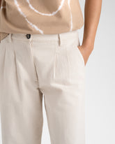 Raw Cotton Twill Sevilla Trousers |