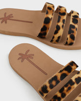 Eva And Calf Hair Three Bands Sandals |