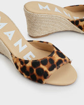 Espadrillas con Zeppa Mule in Cavallino |