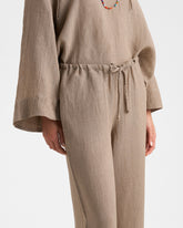 Nylon Linen Marbella Trousers |