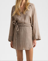 Nylon Linen Estrella Skirt |