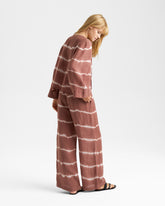 Pantaloni Marbella in Lino e Nylon |