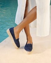 Espadrillas con Doppia Suola in Rafia Intrecciata |