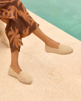 Suede Flat Espadrilles |