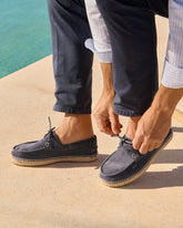 Scarpe da Barca Espadrillas in Pelle Scamosciata |