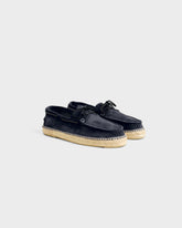 Scarpe da Barca Espadrillas in Pelle Scamosciata |
