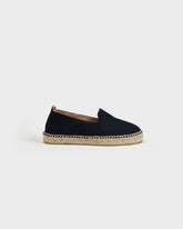Espadrillas Suola Bassa in Pelle Scamosciata |