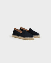 Espadrillas Suola Bassa in Pelle Scamosciata |