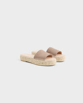 Sandali a Fascia in Pelle Scamosciata |