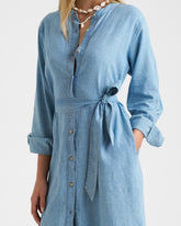 Abito Serene in Chambray Misto Lino |