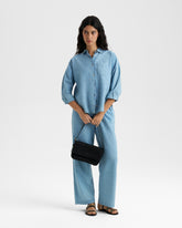 Pantaloni Belem in Chambray misto Lino |