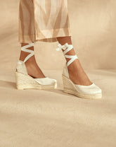 Espadrillas con Zeppa in Raso |