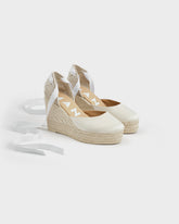 Espadrillas con Zeppa in Raso |