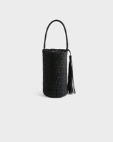 Borsa a Secchiello in Pelle Intrecciata |