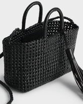 Borsa Edward Mini in Pelle Intrecciata |