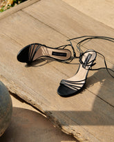 Savana Leather Braided Heels |