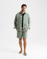 Woven Linen Malibu Shorts |