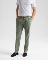 Woven Linen Santa Barbara Trousers |