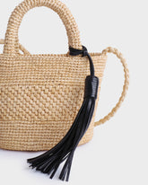 Borsa George Mini in Rafia Naturale |