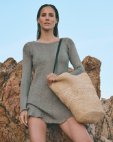 Borsa Cassie in Rafia Naturale |