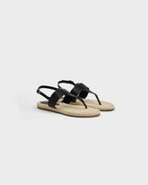 Sandali Sophia a Infradito<br />in Pelle e Iuta |