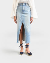 Espadrillas con Zeppa in Pelle Scamosciata |