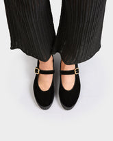 Ella Silk Velvet Mary Jane |