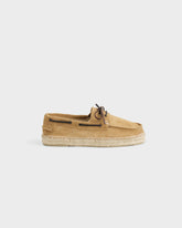 Suede Boat-Shoes Espadrilles |