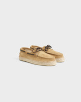 Suede Boat-Shoes Espadrilles |