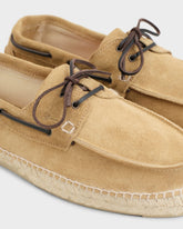Suede Boat-Shoes Espadrilles |