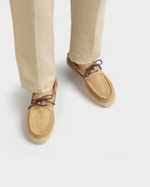 Suede Boat-Shoes Espadrilles |