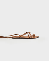 Sandali Valentina Tie-Up in Pelle |