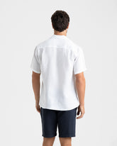 Camicia Havana Con Colletto Cubano In Lino |