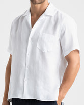 Camicia Havana Con Colletto Cubano In Lino |