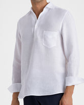 Linen Nassau Polo Shirt |