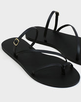 Sandali Giorgia A Fascia In Pelle |