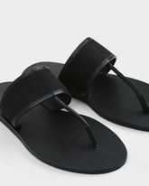 Sandali Be Infradito Canvas e Pelle |