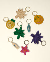 Raffia Palm Keyring |