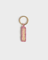 Portachiavi Lettera I in Raffia Naturale |