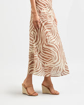 Espadrillas Mule con Zeppa in Pelle |