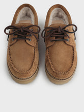 Suede and Shearling Field Moccasins |