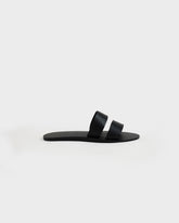 Leather Two Bands Sandals |