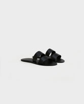 Leather Two Bands Sandals |