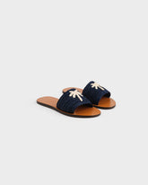 Raffia Leather Sandals |