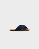 Raffia Leather Sandals |