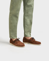 Swan Suede Boat Shoes |