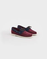 Scarpe da Barca Swan in Suede e Denim |
